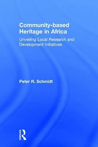 Community-based Heritage in Africa cover