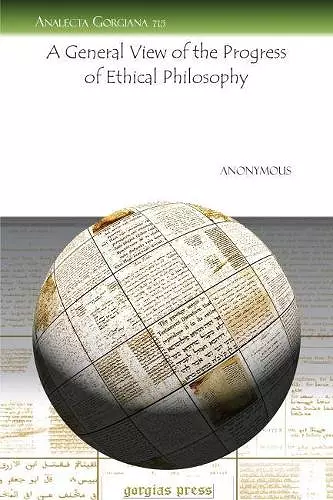 A General View of the Progress of Ethical Philosophy cover