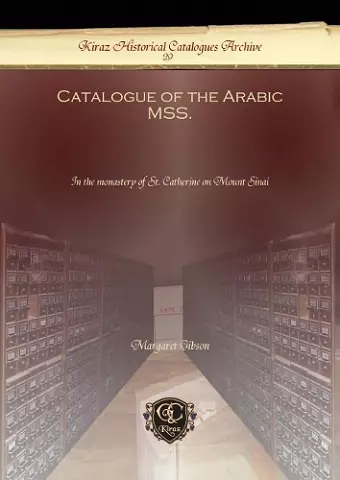 Catalogue of the Arabic MSS. cover