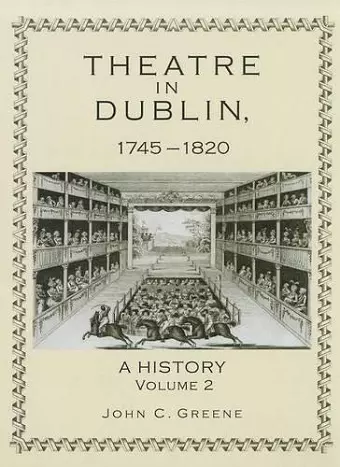 Theatre in Dublin, 1745–1820: A History cover