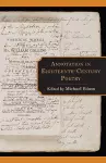 Annotation in Eighteenth-Century Poetry cover