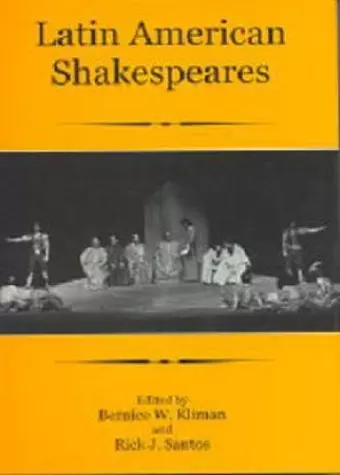 Latin American Shakespeares cover