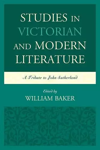 Studies in Victorian and Modern Literature cover
