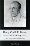 Henry Crabb Robinson in Germany cover