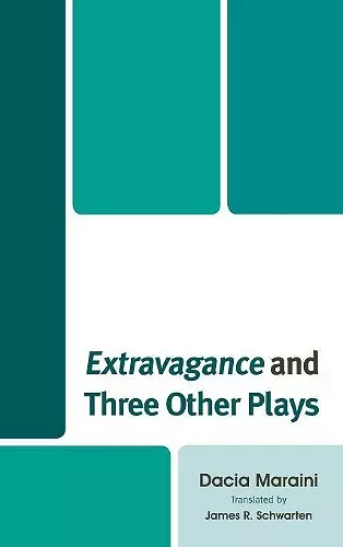 Extravagance and Three Other Plays cover
