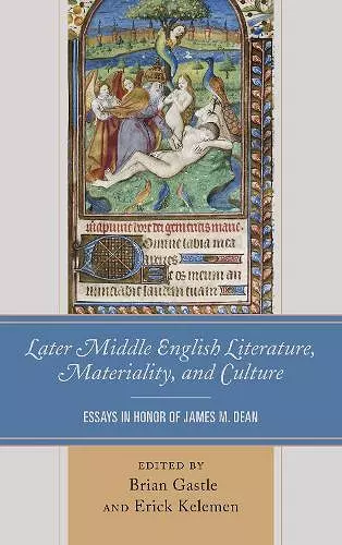 Later Middle English Literature, Materiality, and Culture cover