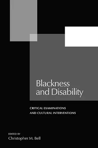 Blackness and Disability cover