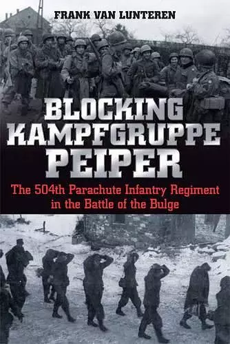 Blocking Kampfgruppe Peiper cover