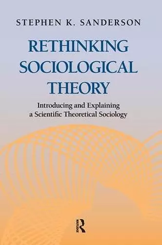 Rethinking Sociological Theory cover