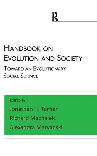 Handbook on Evolution and Society cover