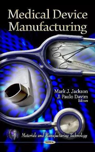 Medical Device Manufacturing cover