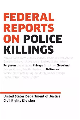 Federal Reports on Police Killings cover