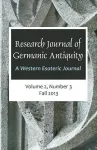 Research Journal of Germanic Antiquity cover