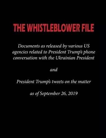 The Whistleblower File cover