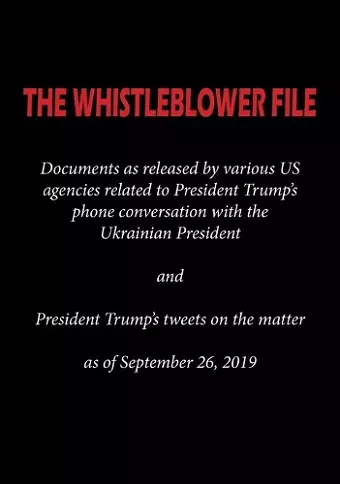 The Whistleblower File cover