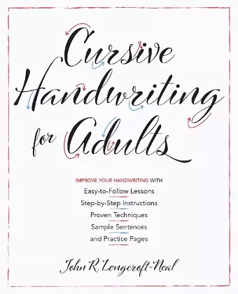 Cursive Handwriting for Adults cover