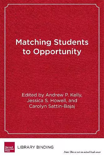 Matching Students to Opportunity cover