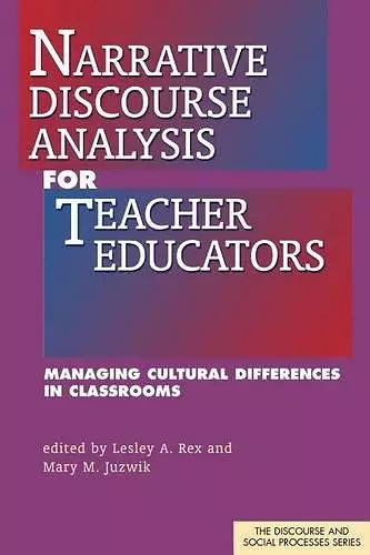 Narrative Discourse Analysis for Teacher Educators cover