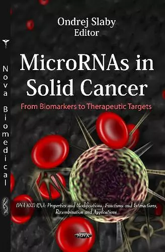 MicroRNAs in Solid Cancer cover