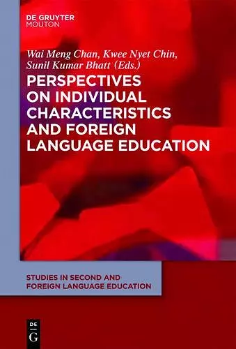 Perspectives on Individual Characteristics and Foreign Language Education cover