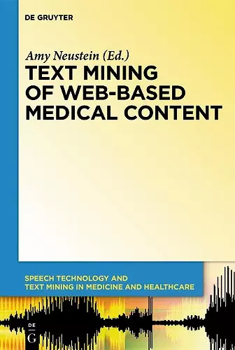 Text Mining of Web-Based Medical Content cover