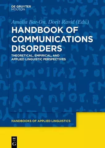 Handbook of Communication Disorders cover