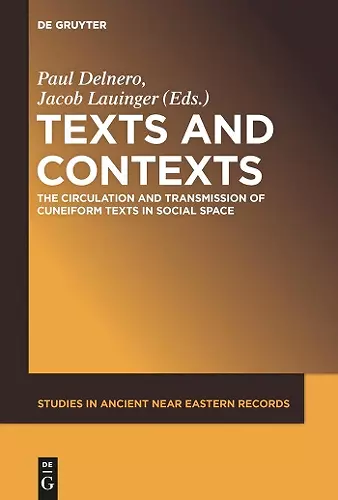 Texts and Contexts cover