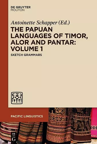 The Papuan Languages of Timor, Alor and Pantar. Volume 1 cover