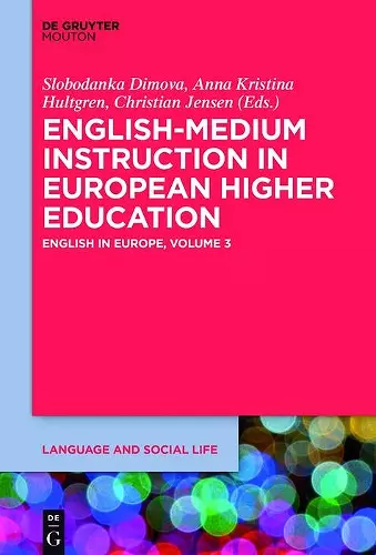 English-Medium Instruction in European Higher Education cover