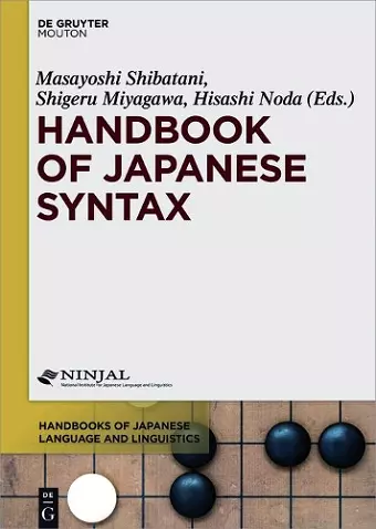 Handbook of Japanese Syntax cover