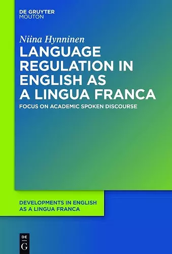 Language Regulation in English as a Lingua Franca cover