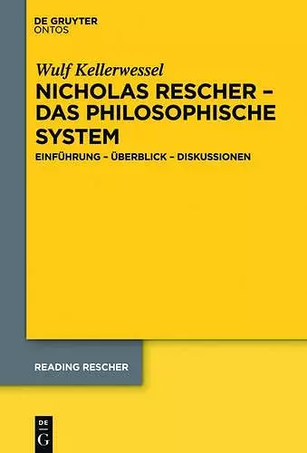 Nicholas Rescher - das philosophische System cover