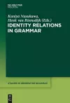 Identity Relations in Grammar cover