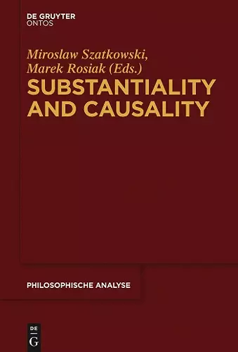 Substantiality and Causality cover