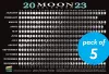 2023 Moon Calendar Card 5 pack cover