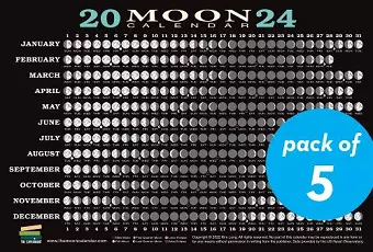 2024 Moon Calendar Card (5 pack) cover