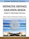 Distinctive Distance Education Design cover