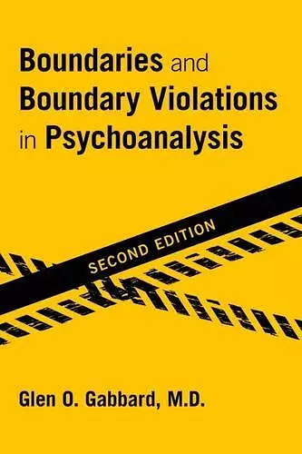 Boundaries and Boundary Violations in Psychoanalysis cover