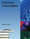 A First Course in Linear Algebra cover