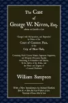 The Case of George W. Niven, Esq. cover