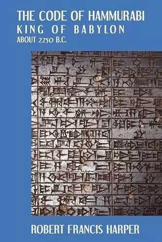 The Code of Hammurabi cover