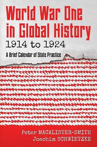 World War One in Global History 1914 to 1924 cover