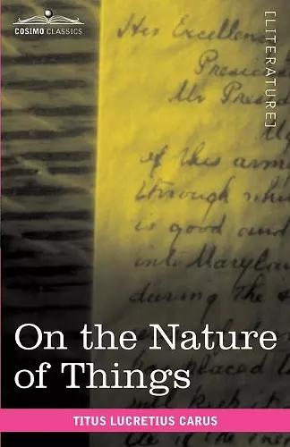 On the Nature of Things cover