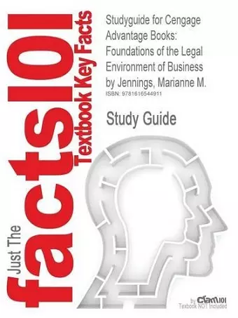 Studyguide for Cengage Advantage Books cover
