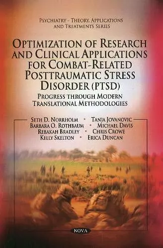 Optimization of Research & Clinical Applications for Combat-related Posttraumatic Stress Disorder (PTSD) cover