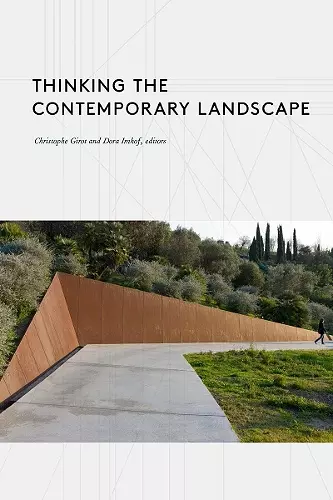 Thinking the Contemporary Landscape cover