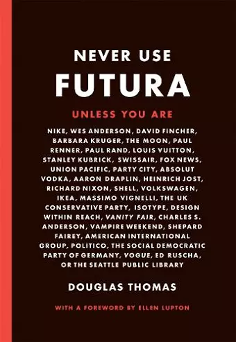 Never Use Futura cover