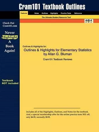 Studyguide for Elementary Statistics cover