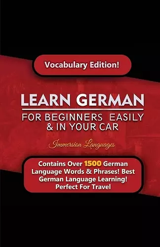 Learn German For Beginners Easily & In Your Car! Vocabulary Edition cover