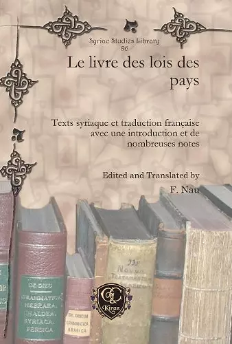 Le livre des lois des pays cover